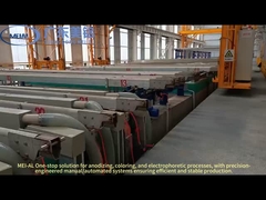 6061/6063 Peralatan Anodizing Alloy Aluminium dengan Tipe Segel Moderat