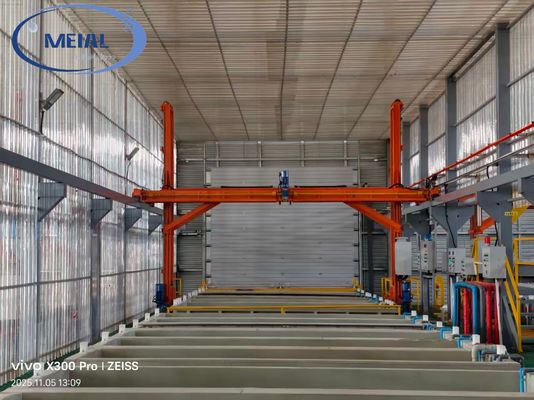 Harga bagus Horizontal Anodizing Production Line with 5-15μm Film Thickness Uniformity and ±0.5℃ Temperature Precision On line