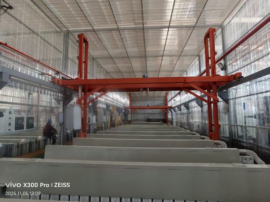 Harga bagus 500T/M Line Produksi Anodizing Disesuaikan untuk Profil Pintu dan Jendela High-End dengan 6063 Aluminium Alloy On line