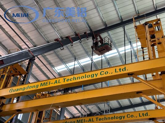 Harga bagus 150 T/M Aluminium Silinder Anodizing Hard Oxidation Line Produksi On line