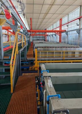 Harga bagus Garis Anodisasi Aluminium Kapasitas 150 T/M dengan Ketebalan Film 8-12µm dan Panjang Profil Maksimal 6500mm On line