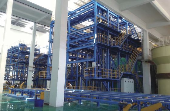 Harga bagus Jalur Anodisasi Vertikal Otomatis Dengan Sistem Racking Manaul on line