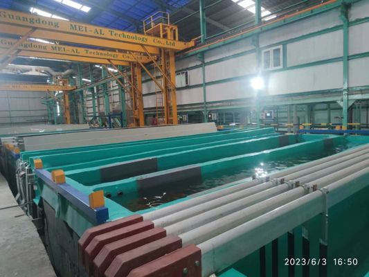 950T/Bulan Manual Perlengkapan Jalur Oksidasi Horizontal 8000*lebar*3500