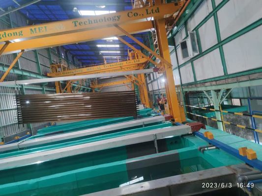 950T/Bulan Manual Perlengkapan Jalur Oksidasi Horizontal 8000*lebar*3500