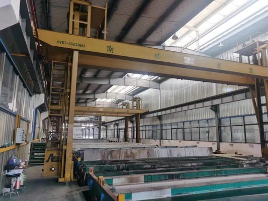 Jalur Anodisasi Aluminium Horisontal Output 700 Ton Kapasitas Besar