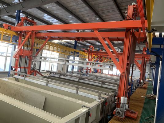 Lini Produksi Anodisasi Aluminium Mode U Horisontal 600 Ton