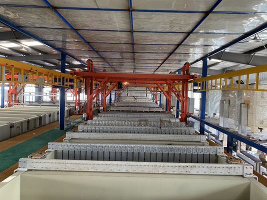Harga bagus Lini Produksi Anodisasi Aluminium Mode U Horisontal 600 Ton on line