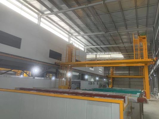 Harga bagus Aluminium Anodizing Line untuk dijual Otomatis Horizontal U Mode on line