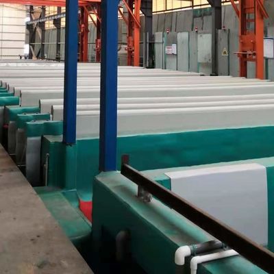 Harga yang bagus 1500T / Bulan Anodizing Line Produksi Dengan Silver Color 8-12μM on line