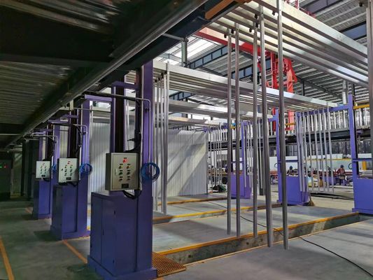 Harga bagus Kualitas Tinggi 2000T/bulan Anodizing Produksi Line Untuk Profil Aluminium on line
