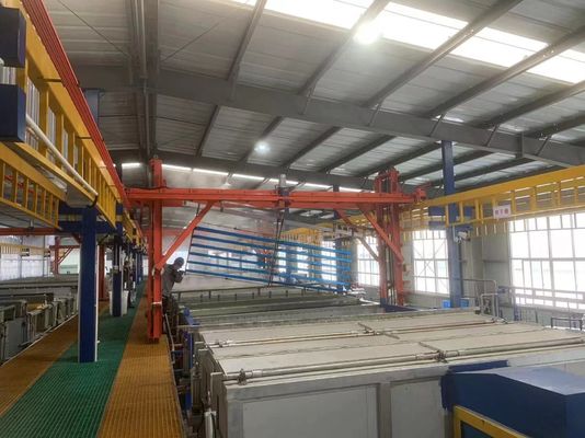 Harga bagus Lini Produksi Anodisasi Otomatis Horizontal 950 Ton/Bulan dengan Kontrol PLC untuk Komponen Aluminium 3C On line