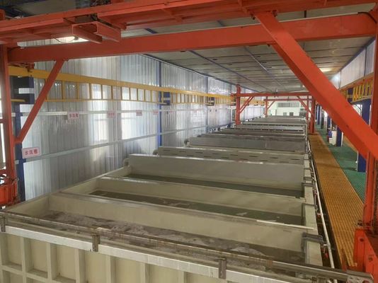 Harga yang bagus Lini Produksi Anodizing Kapasitas Besar Untuk Profil Aluminium Ekstrusi Kapasitas 700T/BULAN on line