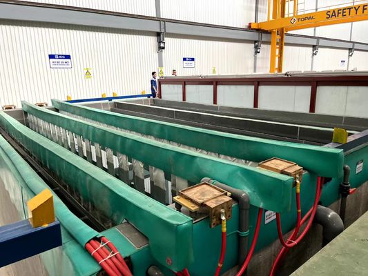 Harga yang bagus Cara Pemanasan Uap Aluminium Lini Produksi Anodizing Disesuaikan dengan Desain Berkelanjutan Lingkungan on line