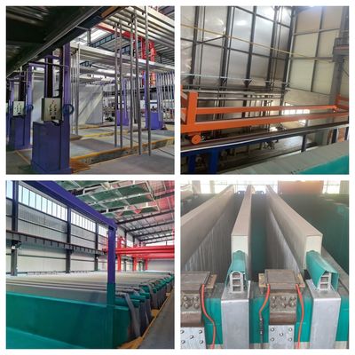 Harga yang bagus Aluminium Profil Anodizing Produksi Line 6500mm Max Profil Panjang on line