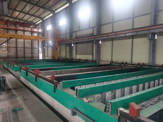 Harga yang bagus Jalur Anodizing yang dapat disesuaikan untuk profil aluminium dengan kapasitas pasokan bulanan 600 ton on line