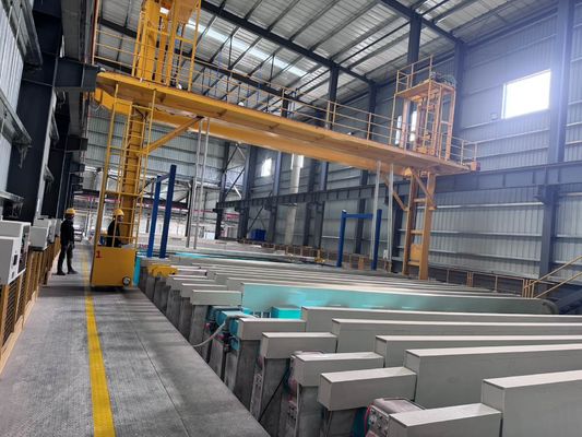 AC disesuaikan 1-1800 detik Durasi Anodizing Line Peralatan untuk halus dan seragam anodizing finishing Comp arus 41.2 A