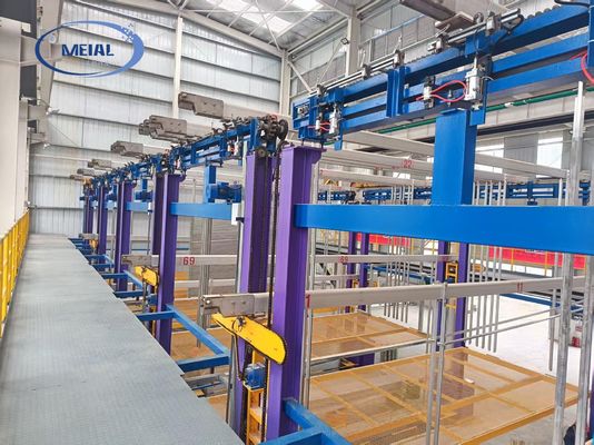 Harga yang bagus Premium 1000 MT/Bulan Aluminium Anodizing Line Solutions Guangdong MEI-AL Technology on line