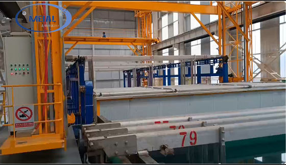 Harga yang bagus Lini Produksi Anodisasi Hemat Energi Berkapasitas 500T yang Dapat Disesuaikan untuk Profil Aluminium on line