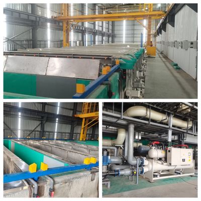 Harga yang bagus 2000T/M High End Aluminium Profile Anodizing Line Produksi on line