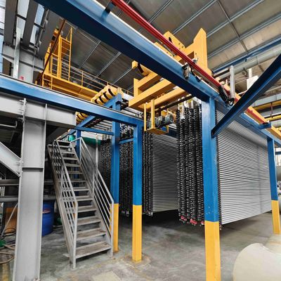 Konsumsi Energi Rendah 1000 Ton / Bulan Sistem Pengolahan Oksidasi Profil Aluminium