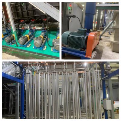 Harga yang bagus 150T Hard Anodizing Line Produksi untuk profil aluminium on line