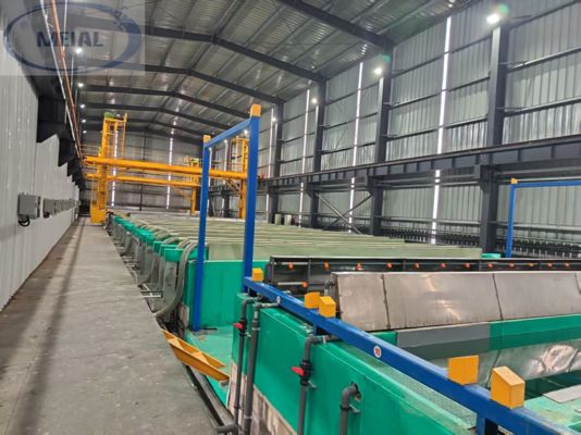 Harga yang bagus Garis Anodizing dengan Lapisan 5-50μm & Tegangan yang Dapat Disesuaikan on line