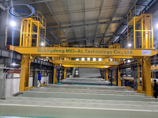 Harga bagus Lini Produksi Anodisasi Aluminium yang Dapat Disesuaikan dan Efisien Hijau 2000T/M untuk Rangka Surya on line