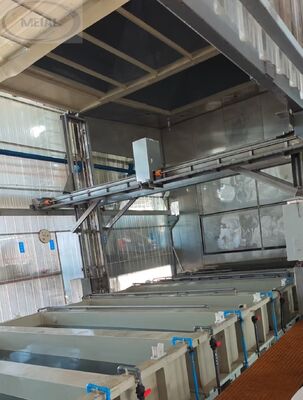 Harga bagus 500T/M Produk Silinder Garis Produksi Anodisasi Kecil on line