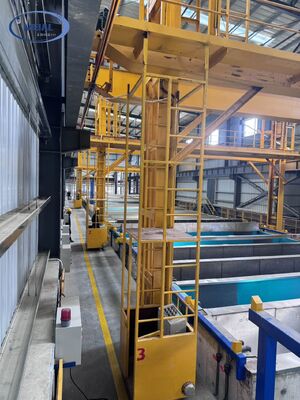 Harga bagus Jalur Produksi Anodisasi Kapasitas Tinggi 100-3000T/M untuk Paduan Aluminium 6063 6061 7075 dengan Sistem Kontrol Terintegrasi on line