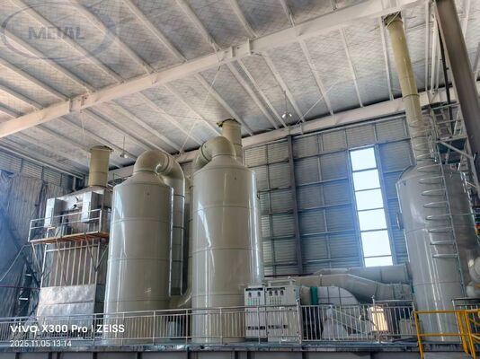 Harga bagus Desain Sistem Pemurnian dan Ventilasi Anodisasi Gas Penghabisan Efisiensi Tinggi on line