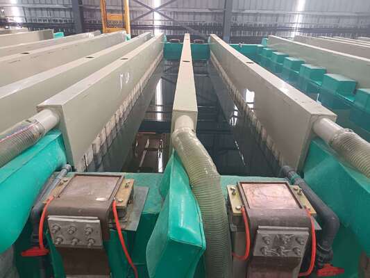 Harga bagus Jalur Anodisasi Aluminium Kapasitas 150 T/M dengan Ketebalan Film 8-25µm dan Panjang Profil Maksimum 6500mm on line