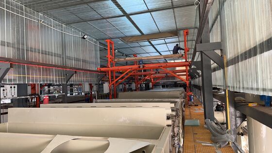 Harga bagus Mesin Anodizing Aluminium Kapasitas 850T/M dengan Kontrol Kualitas Terintegrasi dan Ketebalan Film Anodizing 8-12µm untuk Lini Produksi Profil Aluminium on line