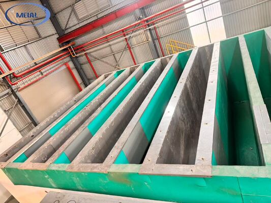 Harga bagus 550T/Bulan Output Mode Horizontal Otomatis Anodizing Line dengan ketebalan film anodizing 8-12μm on line