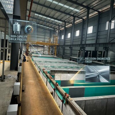 Harga bagus Stasiun Polishing Pencerahan Kimia Ekstraksi asap Hood Aluminium Surface Mirror Finish Pre-Anodizing Treatment on line