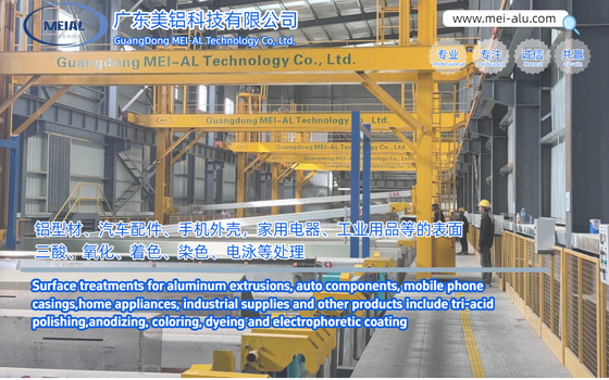 Harga bagus 200-1500 Ton/Bulan Jalur Produksi Anodisasi Pengolahan Vertikal Semi-Automatik untuk Bingkai Jendela Aluminium dengan Anodisasi Asam Sulfat Tipe II On line