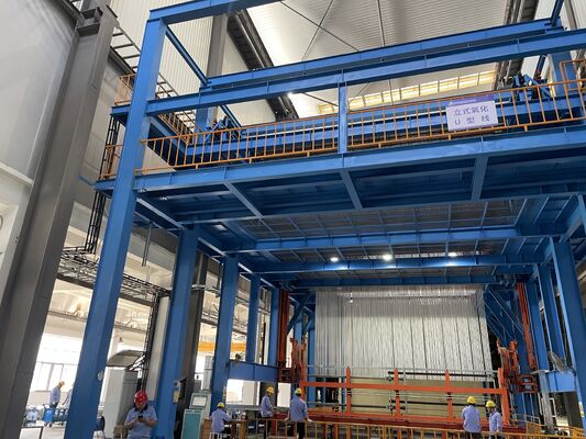 Harga bagus 100 TPM Vertikal Anodizing Line ∙ Jendela & Solar Frame Profil Aluminium ∙ Guangdong MEI-AL Technology on line