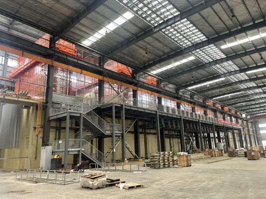 Harga bagus Garis anodisasi manual tipe U horisontal dengan 200T output bulanan beban berbaris ganda dan konfigurasi proses 6-tahap On line