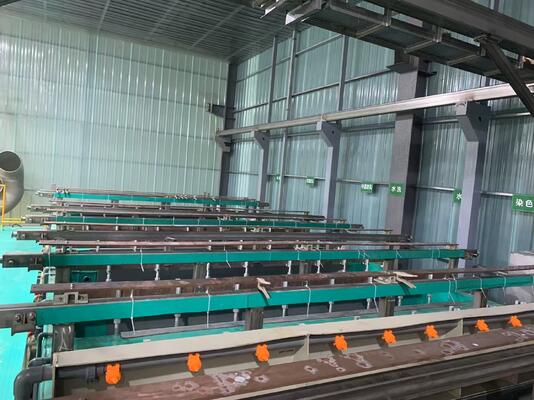 Harga bagus Jalur Anodisasi Keras untuk Peralatan Kebugaran 6061-T6 dengan Finishing Tahan Aus & Tahan Korosi 25-40μm On line